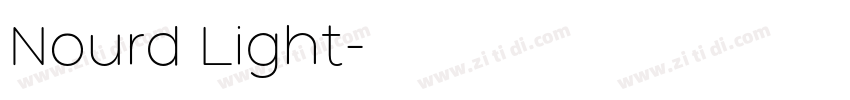 Nourd Light字体转换